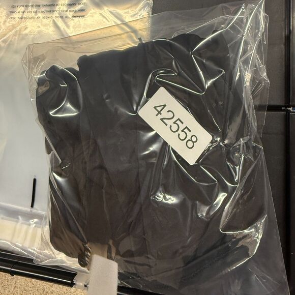 New Jenny Boston Jumpsuit Women S Small Black V-Neck Short Sleeve Hoook & Eye - Picture 8 of 8